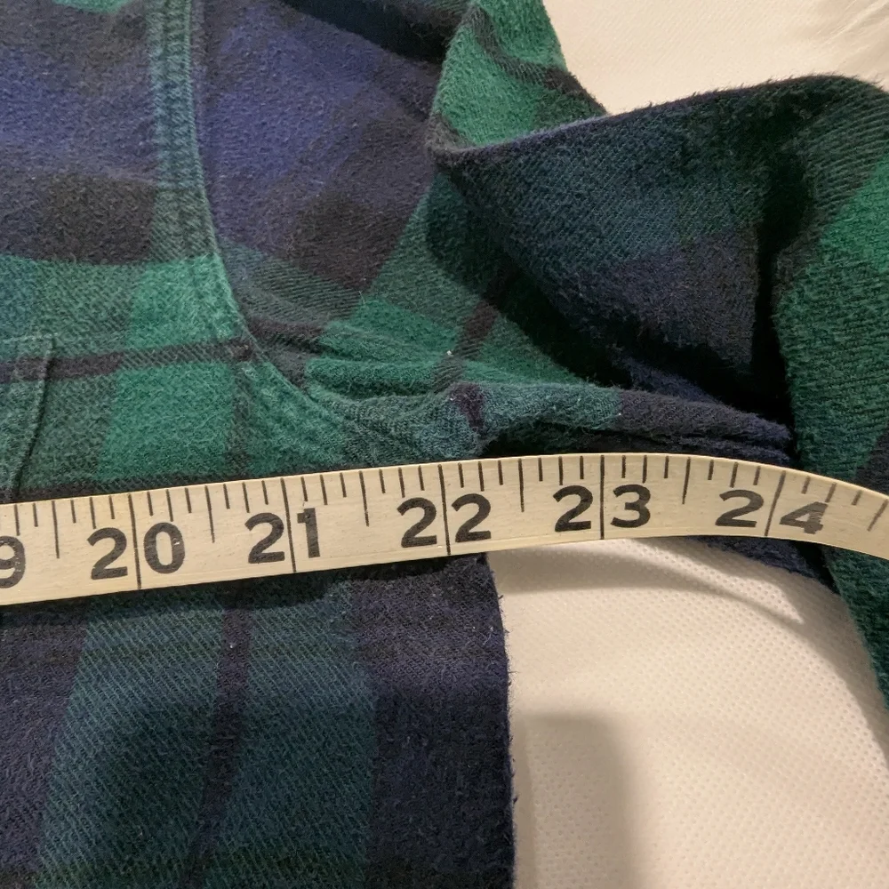 Vintage J. Crew Cotton Flannel Plaid Shirt - Picture 7 of 7
